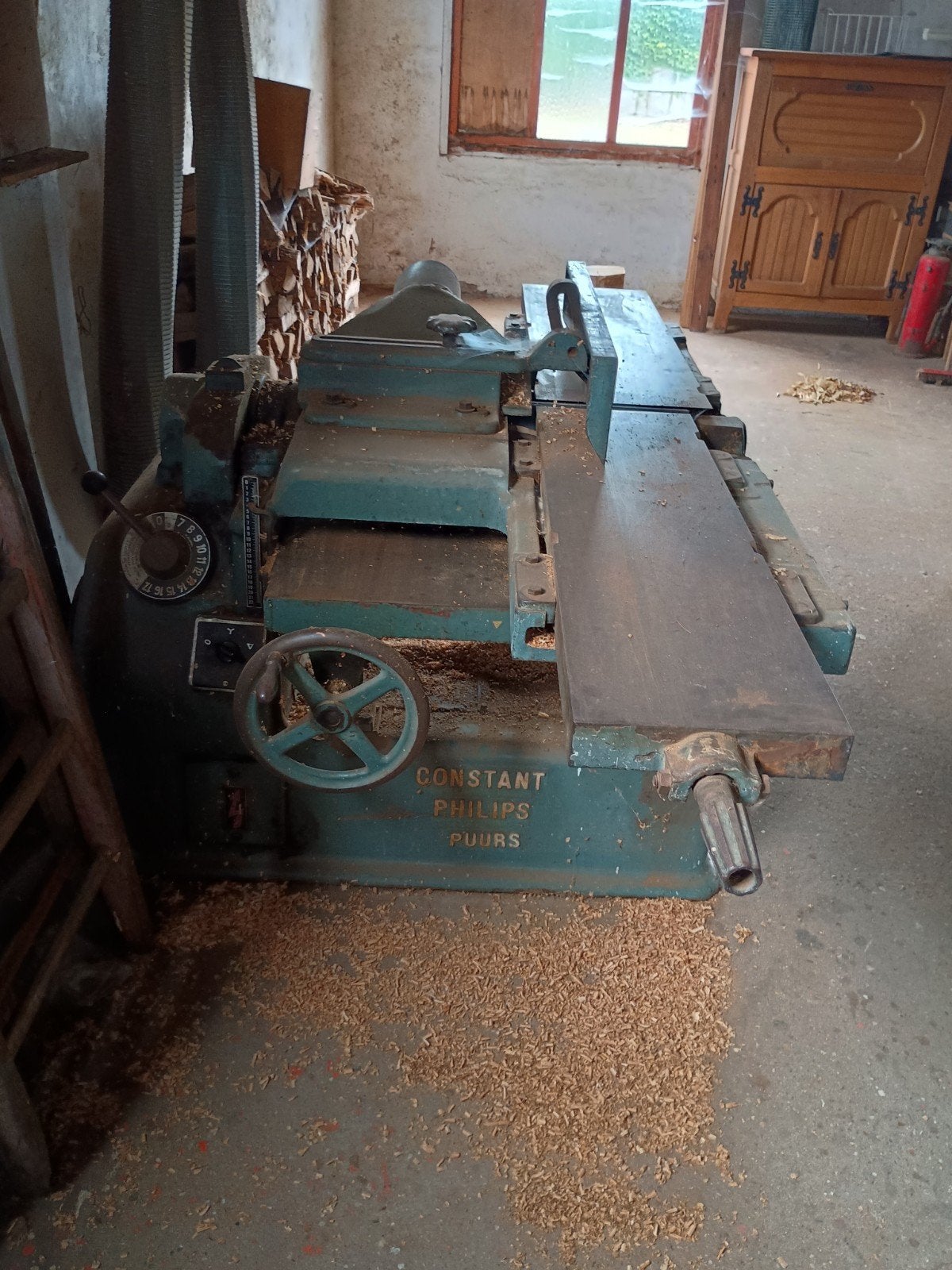 Vlakvandikte constant Philips, Doe-het-zelf en Verbouw, Schaafmachines, Ophalen, Gebruikt