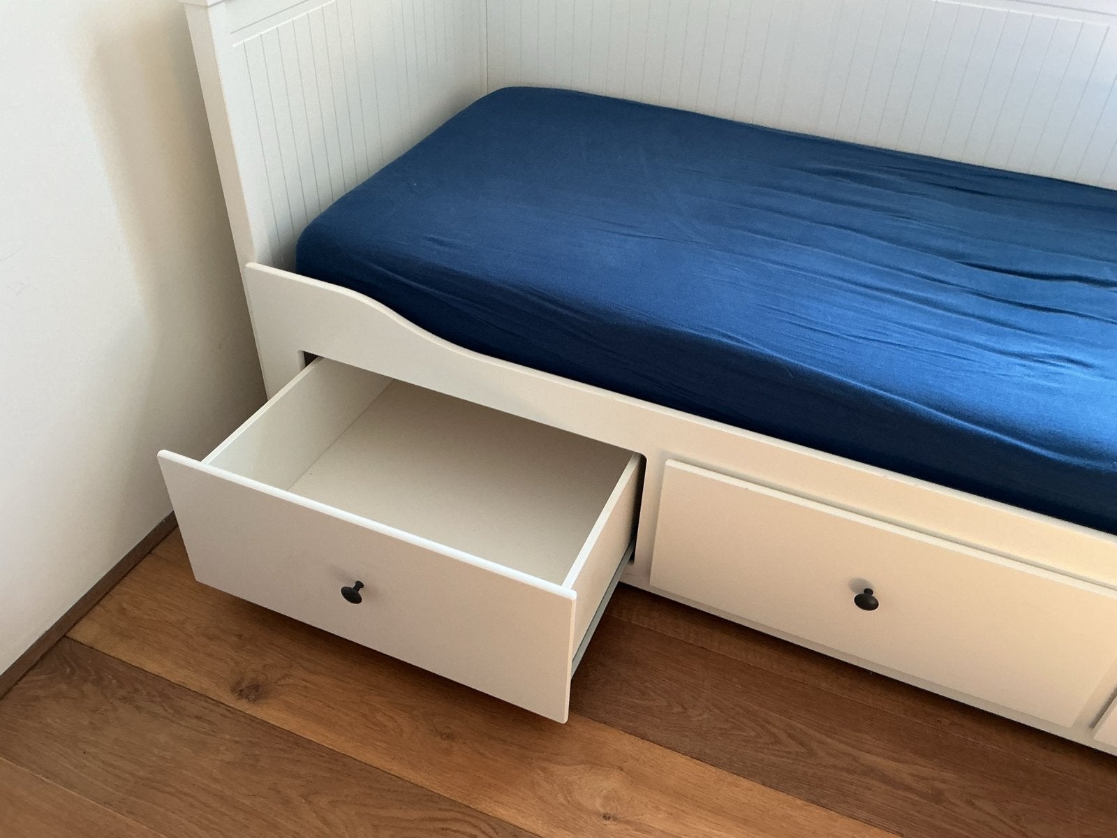 IKEA uitschuifbaar bed met 3 lades - 90x200cm