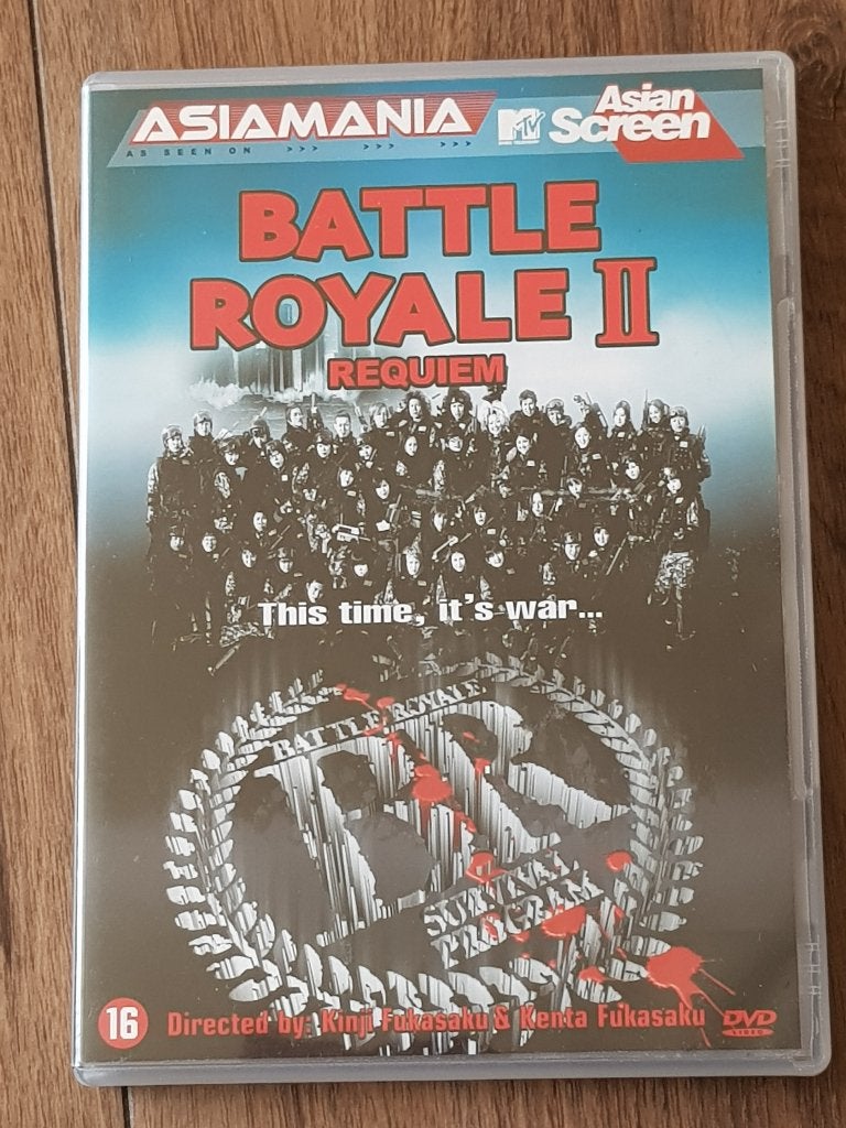 battle royale II requiem , asiamania., Cd's en Dvd's, Vanaf 16 jaar, Ophalen of Verzenden, Zo goed als nieuw
