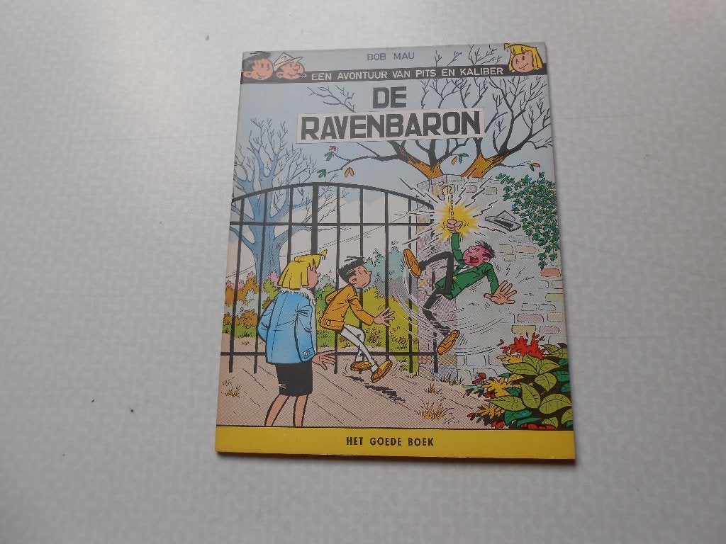 Pits en kaliber 3 de ravenbaron 1ste dr 1961. Het goede boe, Bob Mau, Eén stripboek, Nieuw, Ophalen of Verzenden