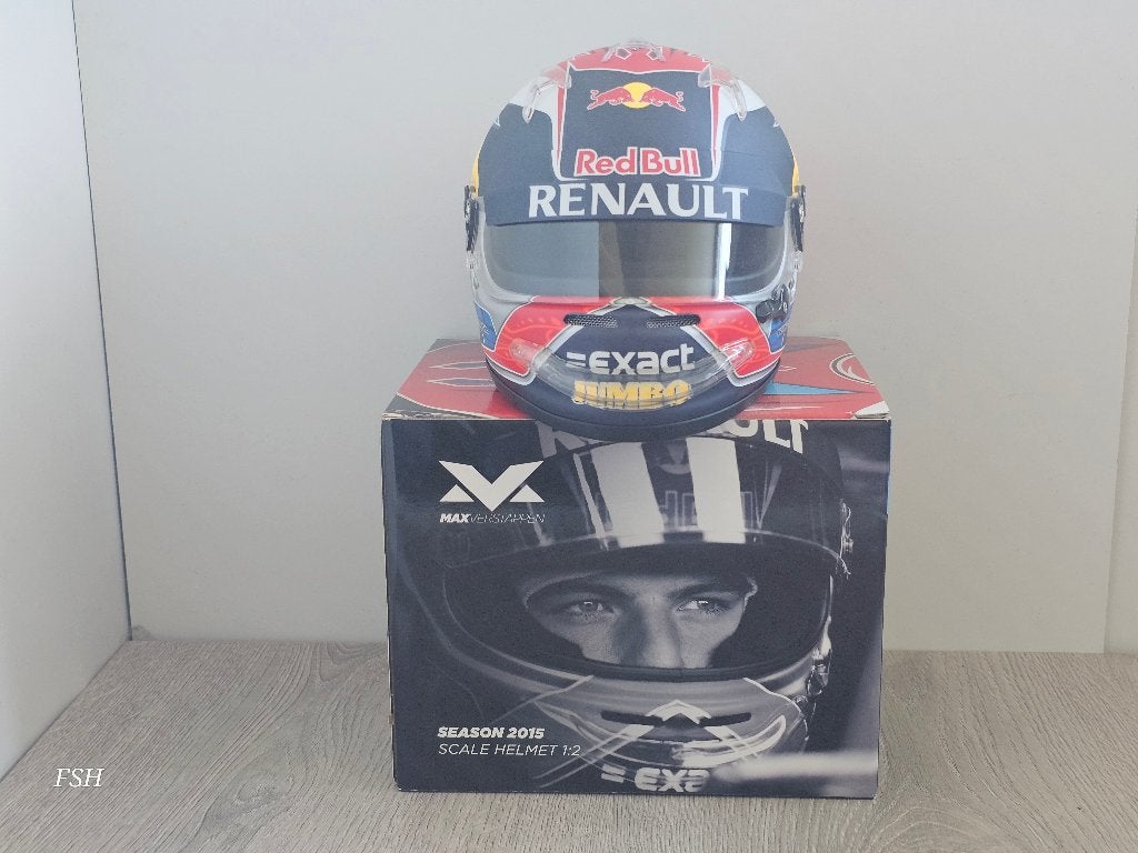Helm 1:2, Max Verstappen # 33, Season 2015. NIEUWSTAAT., Ophalen of Verzenden, Nieuw, Formule 1