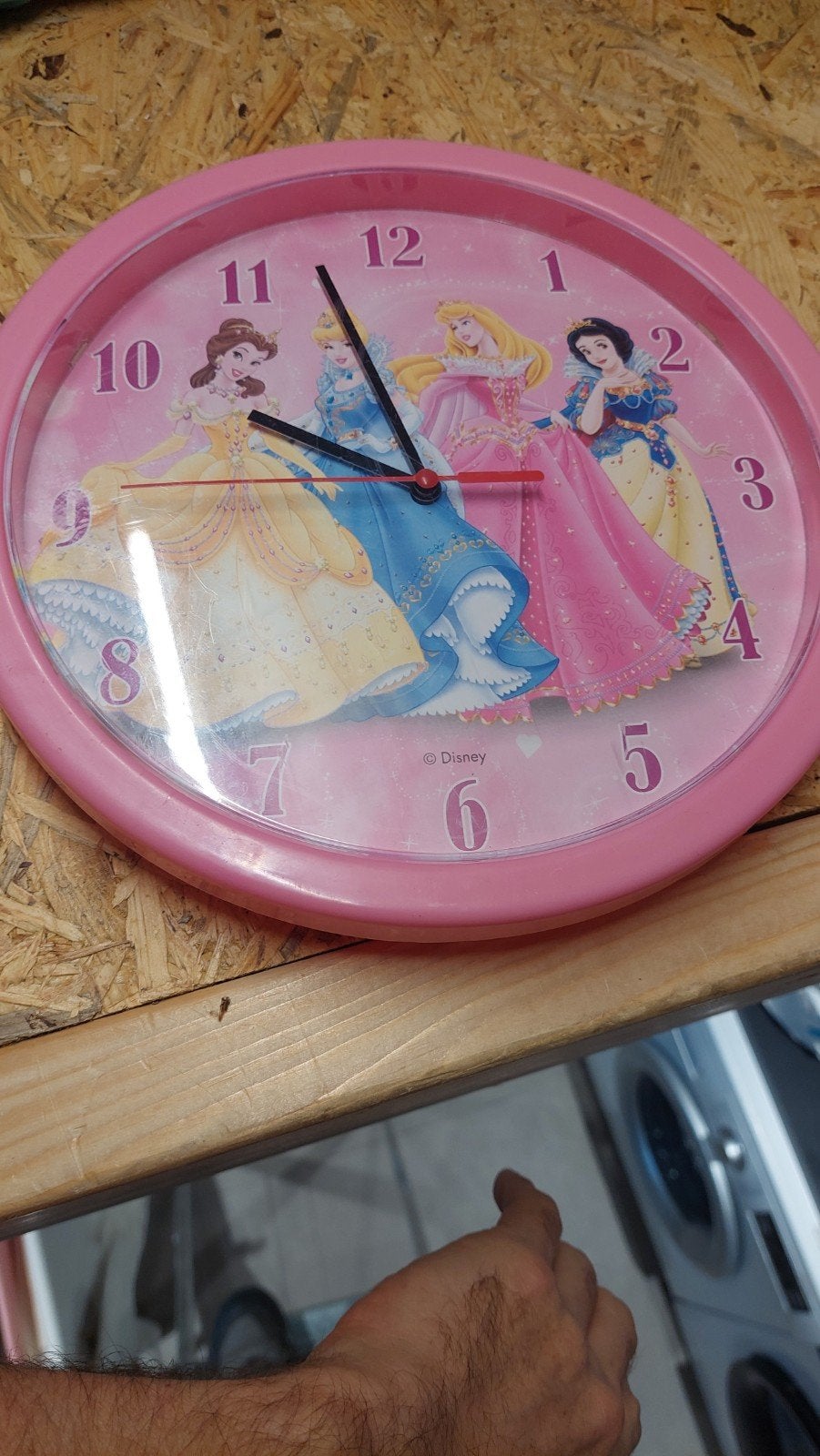 Disney Prinsessen Wandklok, Ophalen, Gebruikt, Analoog, Wandklok