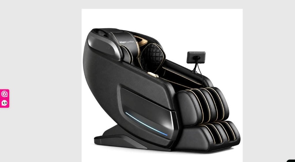AlienComfort Massagestoel ASTRON Zwart - Nieuw, Ophalen of Verzenden, Nieuw, Massagestoel of Kussen