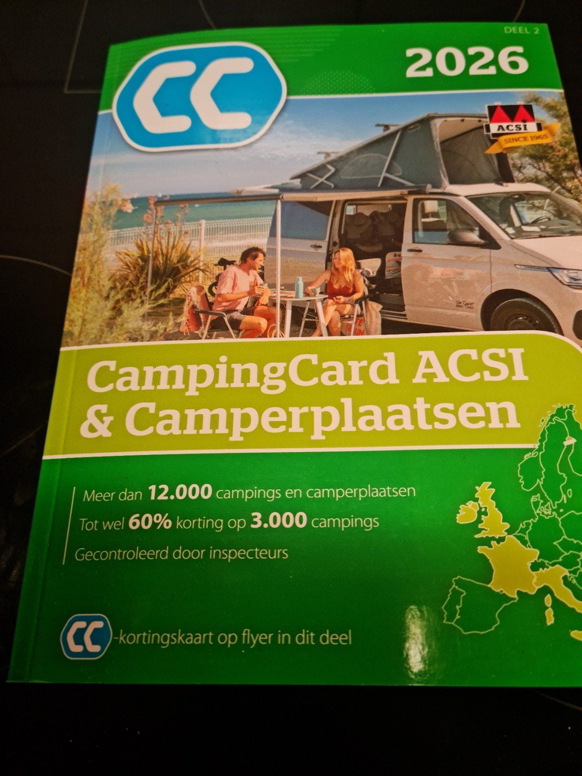 Acsi gids 2026, Ophalen of Verzenden, 2000 tot heden, Frankrijk, Landkaart