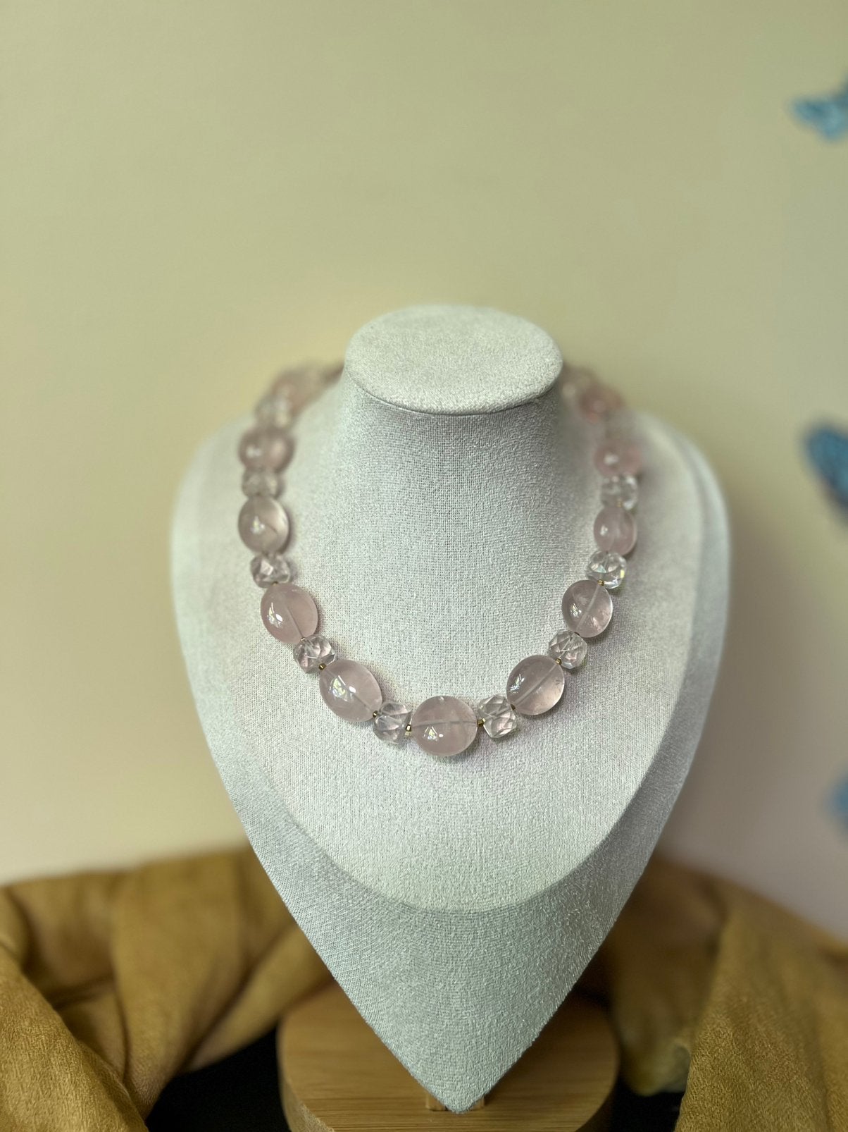 Rozenkwarts beschermt liefde geluk passie uniek liefde, Sieraden, Tassen en Uiterlijk, Magnolia11, Nieuw, Ophalen of Verzenden