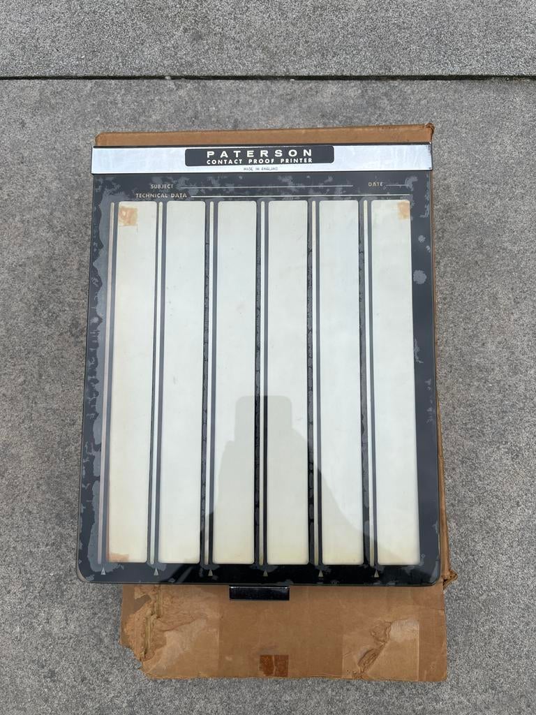 Paterson Contact Proof Printer - Vintage Foto Accessoire, Audio, Tv en Foto, Fotografie | Doka Toebehoren, Ophalen of Verzenden