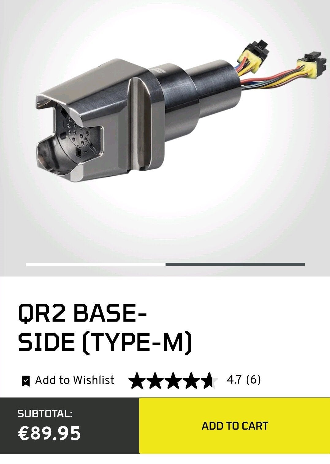 Fanatec QR2 Base-Side (Type M) - Nieuw, Ophalen of Verzenden, Zo goed als nieuw, Overige typen, PC