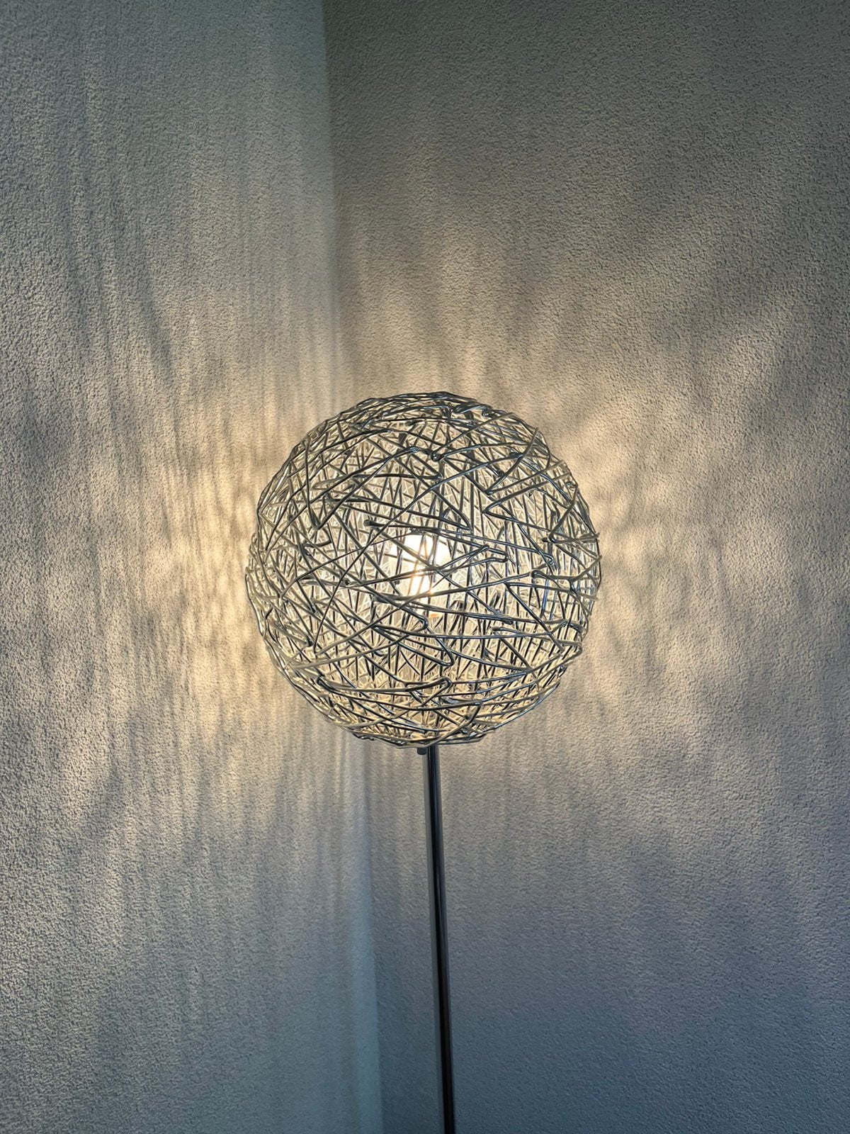 Metalen vloerlamp, Ophalen, Zo goed als nieuw, 150 tot 200 cm