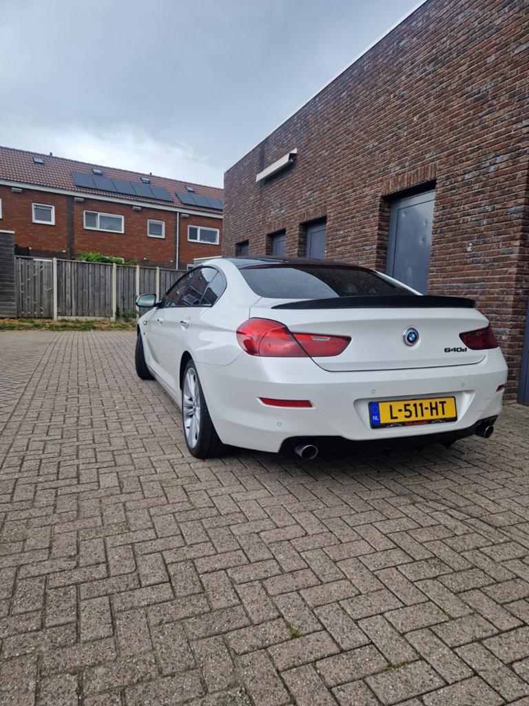 BMW 6-Serie 640D Gran Coupe 3.0 Aut8 2012 Wit, Auto's, BMW, Automaat, Euro 5, Achterwielaandrijving, Beige