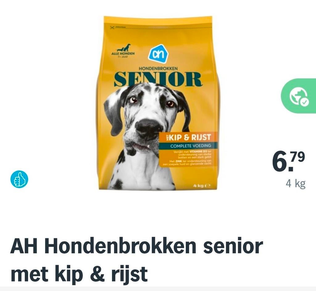 AH hondenbrokken, Ophalen, Hond