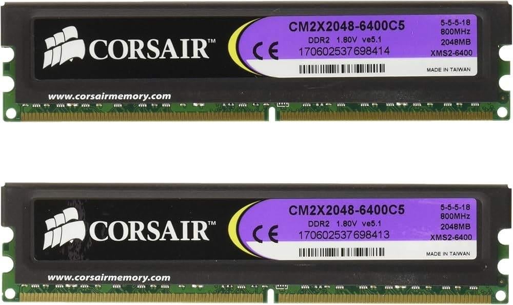 Diverse DDR2 DIMM geheugenmodules, Ophalen of Verzenden, Gebruikt, DDR2, Desktop