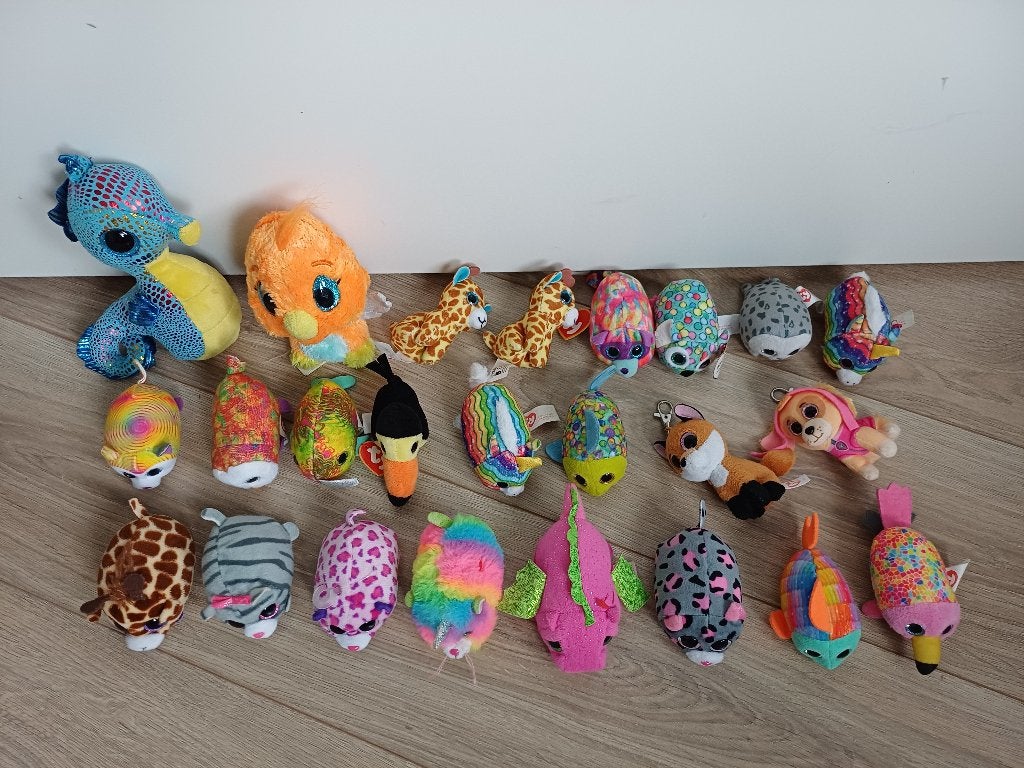 Ty Beanie Boo knuffeltjes, 24 stuks, Overige typen, Ophalen of Verzenden, Zo goed als nieuw, Klein (minder dan 20 cm)