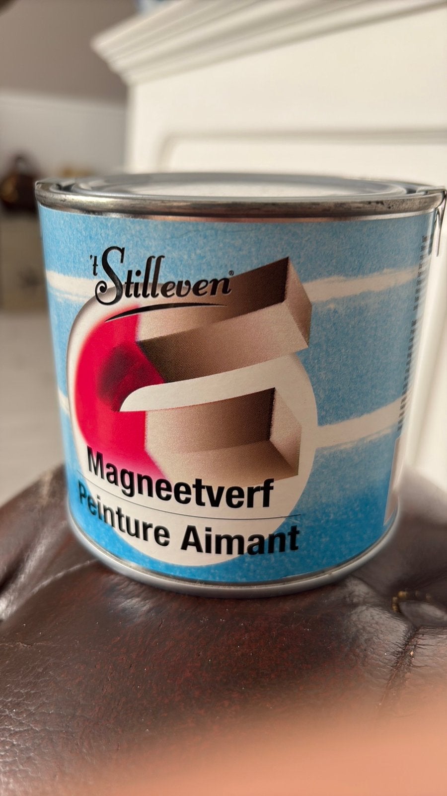 Magneetverf 0,5 liter, GRIJS, nieuw!, Doe-het-zelf en Verbouw, Verf, Beits en Lak, Ophalen, Nieuw, Verf, Grijs