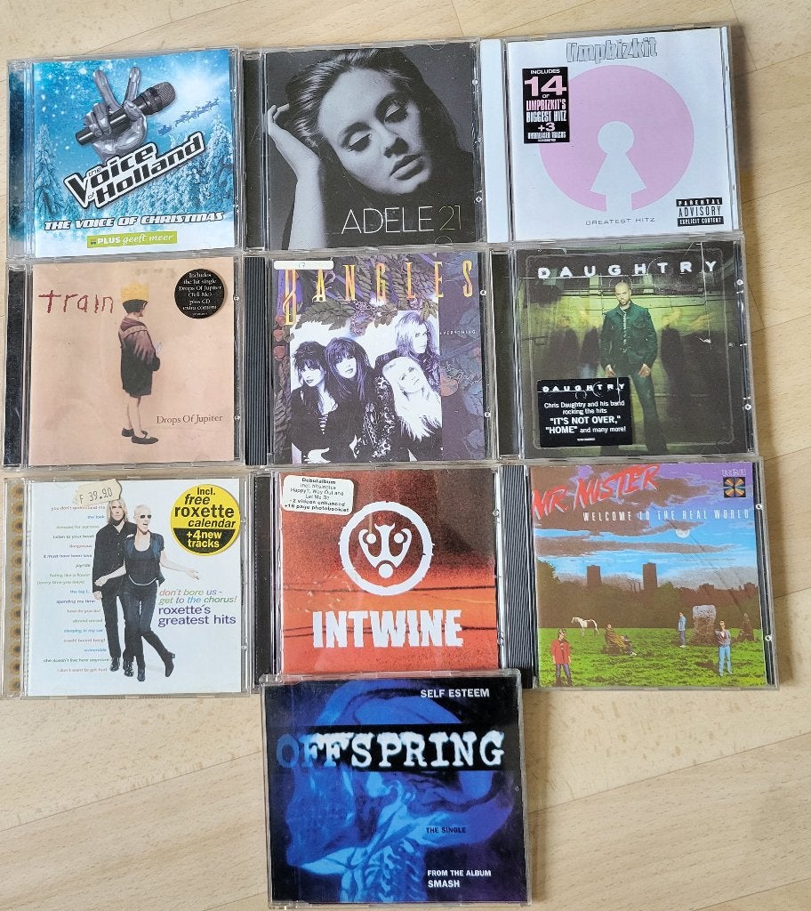 10 verschillende engelstalige cd's  zie foto, Cd's en Dvd's, Cd's | Rock, Verzenden, Zo goed als nieuw, Overige genres