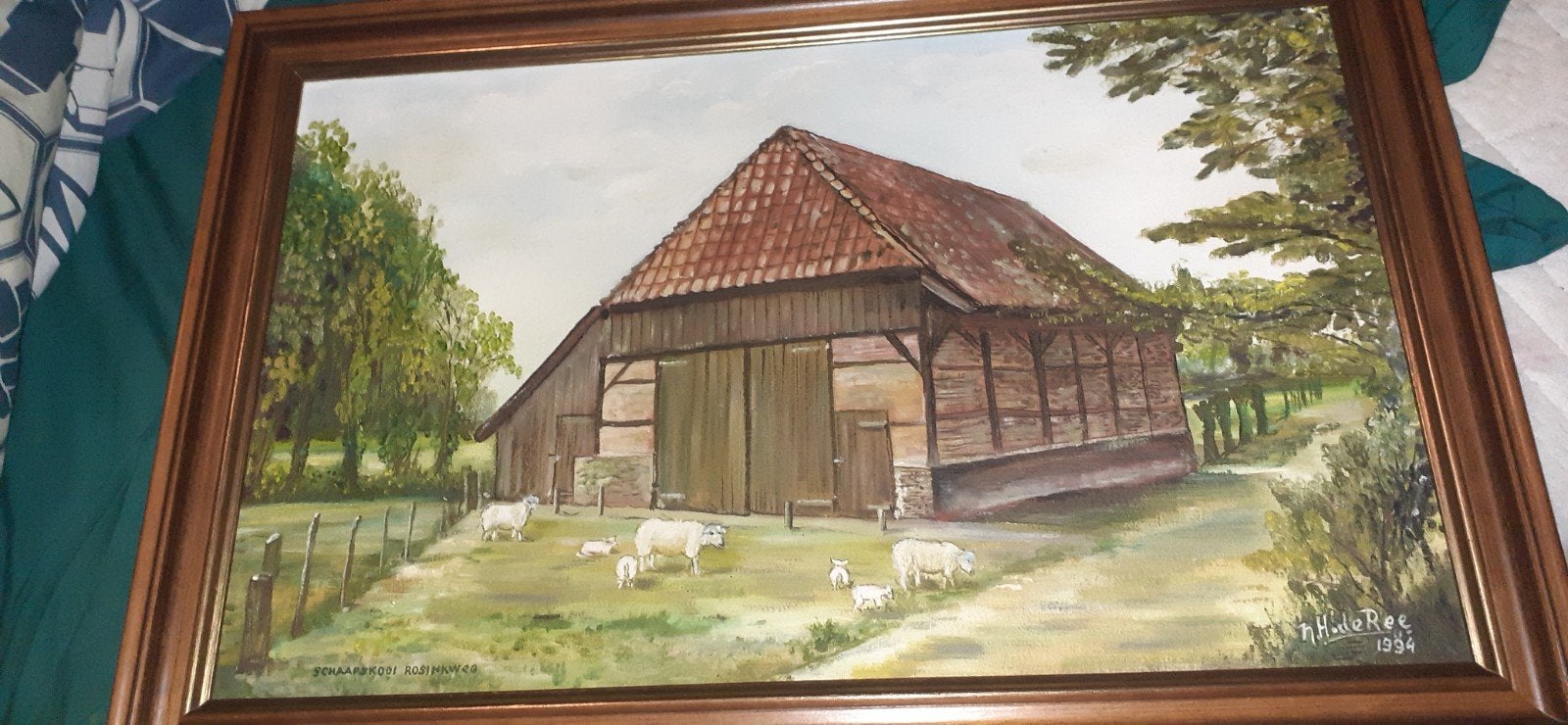 Schaaps schuur haaksbergen, Ophalen