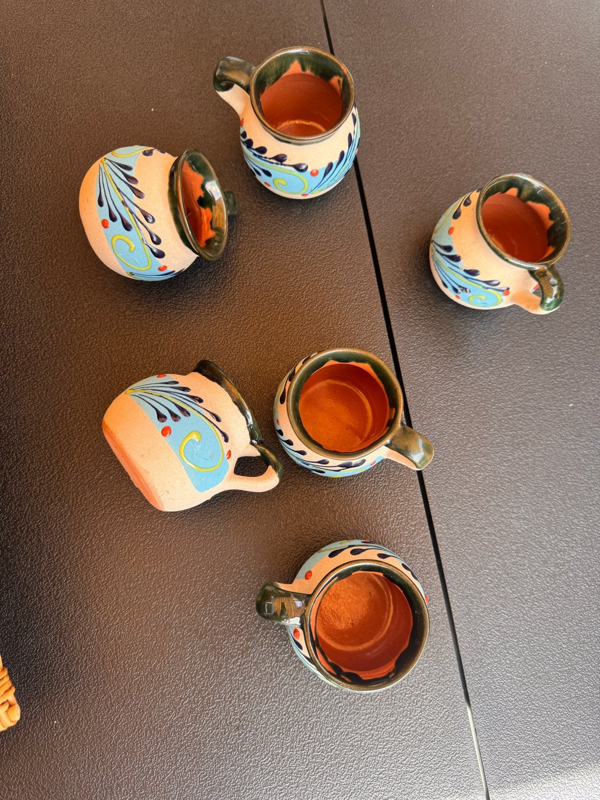 Set van 6 Mexicaanse aardewerk kopjes, Ophalen