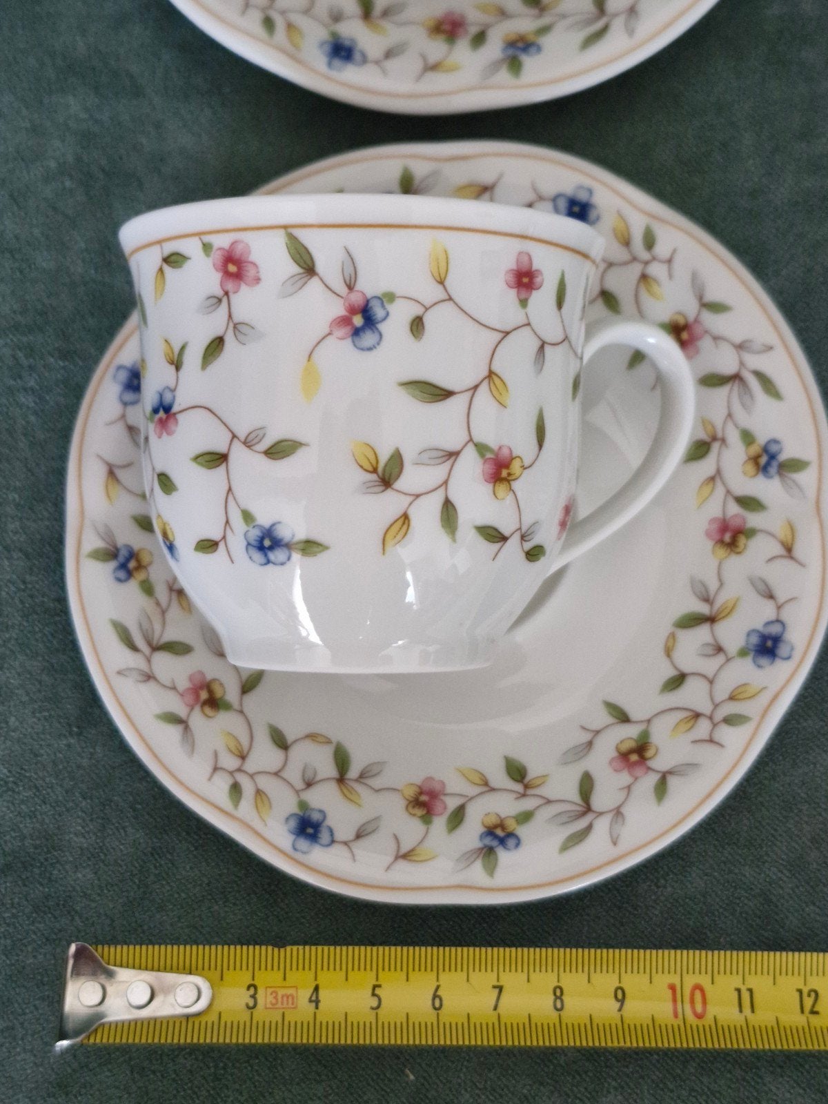 4 Douwe Egberts Winterling Porzellan kopjes en schotels met, Antiek en Kunst, Ophalen of Verzenden