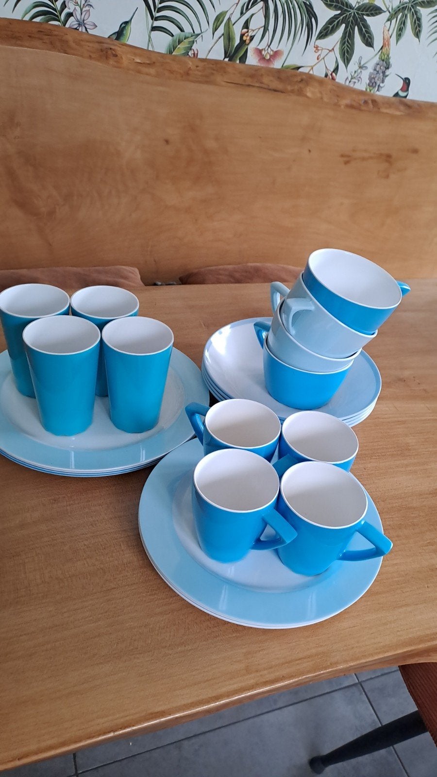 Servies set: mepal, Kunststof, Ophalen of Verzenden, Zo goed als nieuw, Modern