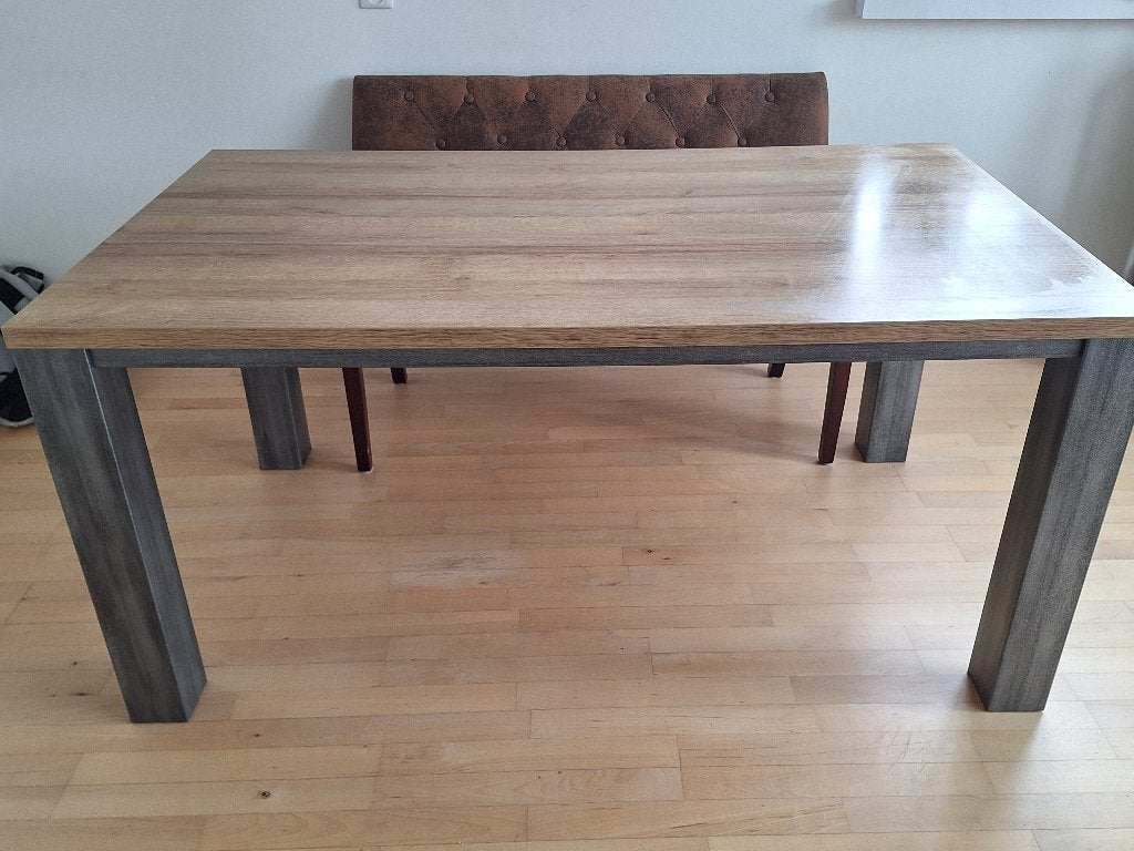 Eettafel, Huis en Inrichting, Ophalen, Gebruikt, 50 tot 100 cm, 150 tot 200 cm