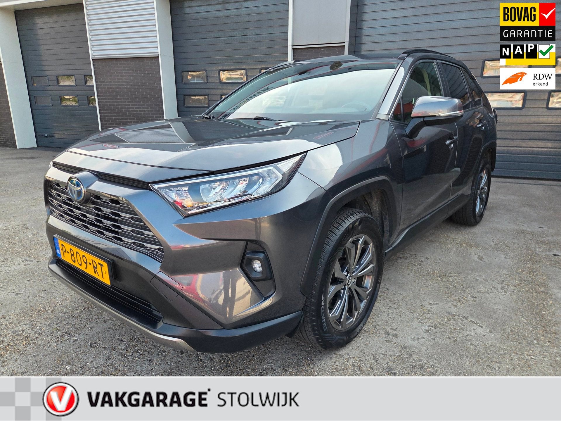 Toyota RAV4 2.5 Hybrid AWD Dynamic Automaat- BTW auto- Trekh, Auto's, Toyota, Automaat, Stof, Gebruikt, 4 cilinders