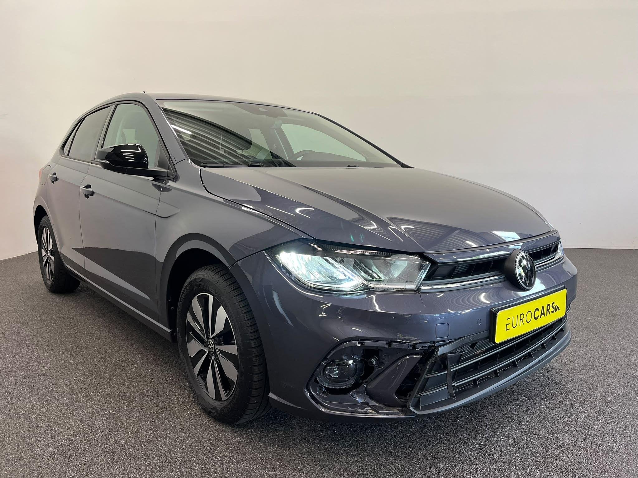 Volkswagen Polo 1.0 TSI AUT 85KW Goal Navigatie Apple Carpla, Stof, Gebruikt, Zwart, 1096 kg