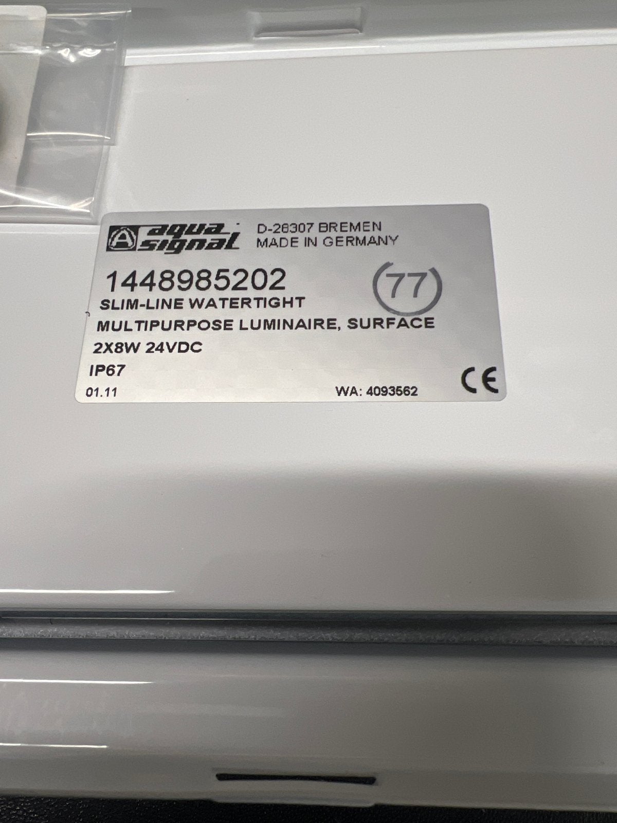 Aqua Signal Slim-Line Waterdichte Multipurpose Armatuur, Ophalen of Verzenden, Nieuw