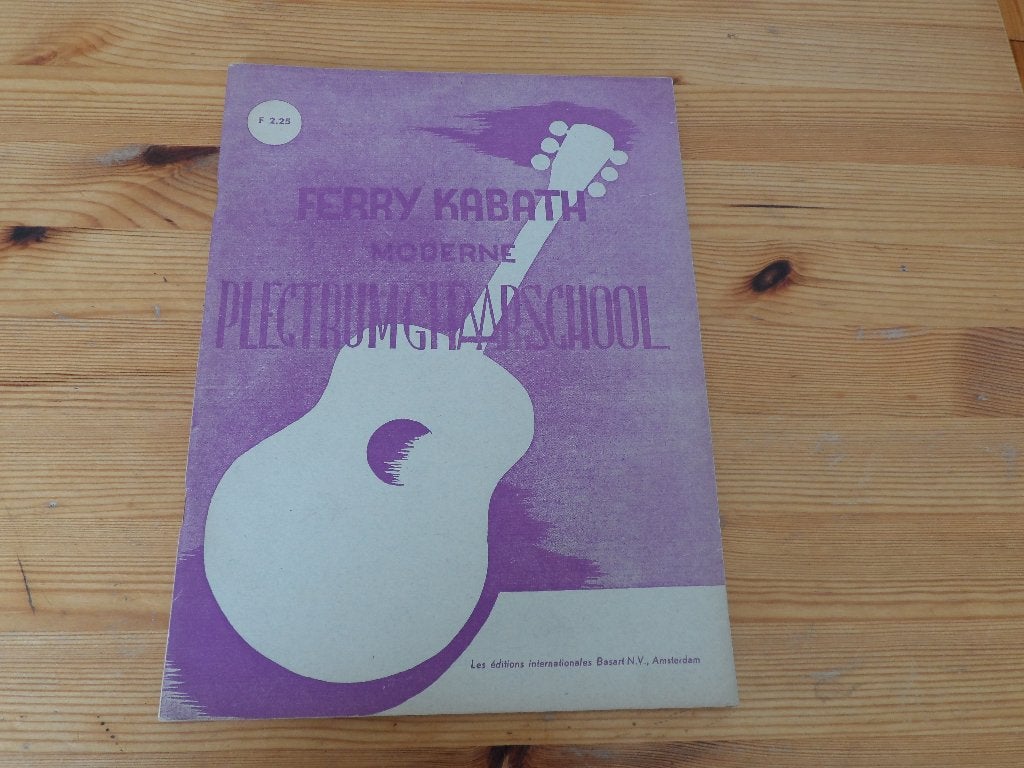 Moderne plectrum gitaarschool - ferry kabath, Ophalen of Verzenden, Artiest of Componist, Populair, Gitaar