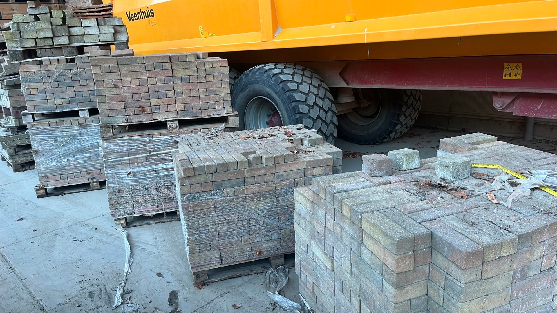 Waaltjes 21x7  4500 stuks, Tuin en Terras, Tegels en Klinkers, Ophalen