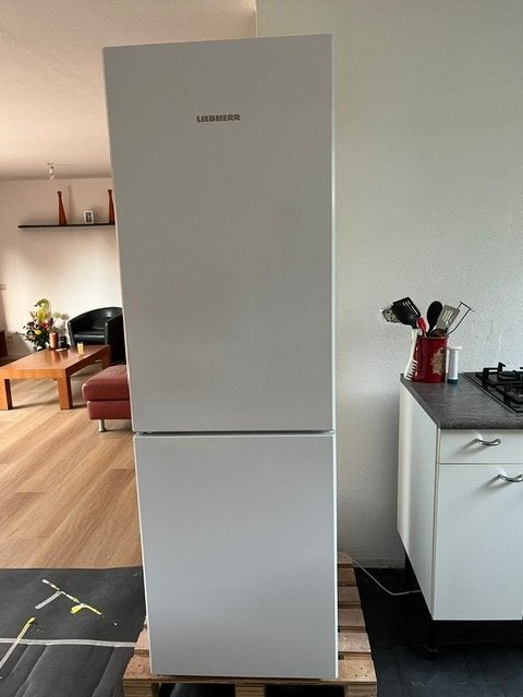 Liebherr koel-vriescombinatie, Ophalen, Gebruikt, 200 liter of meer, 60 cm of meer