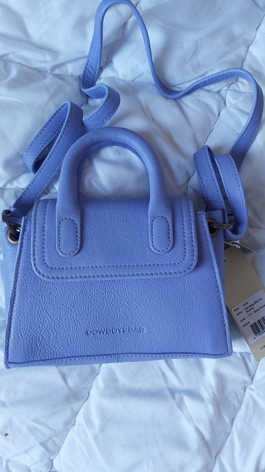 Nieuwe lilakleurige Cowboysbag Aubrey Mini Me, Ophalen of Verzenden, Nieuw, Groen, Handtas