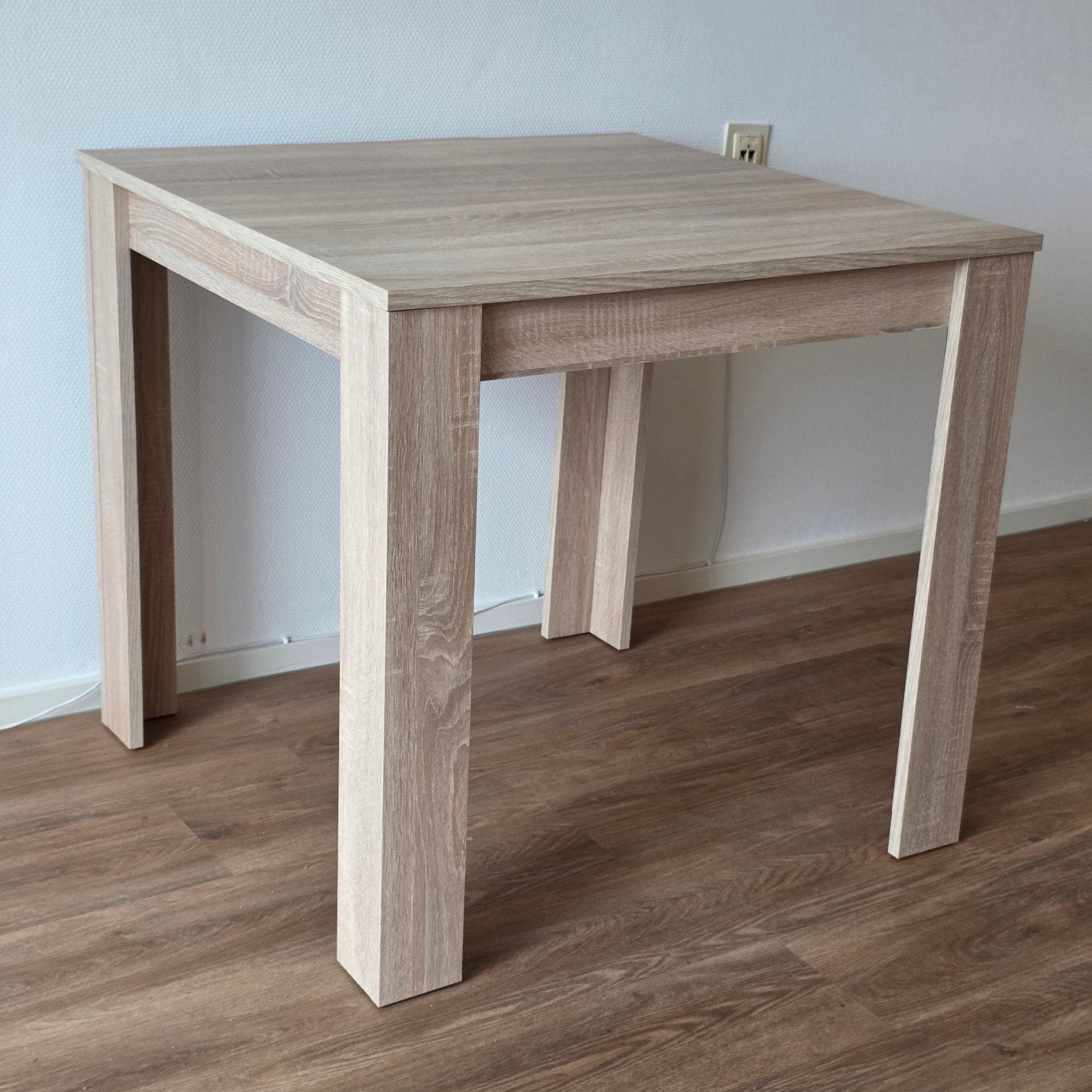 Eikenhouten eettafel, Huis en Inrichting, Tafels | Eettafels, Ophalen, 50 tot 100 cm, Tot twee personen, 50 tot 100 cm
