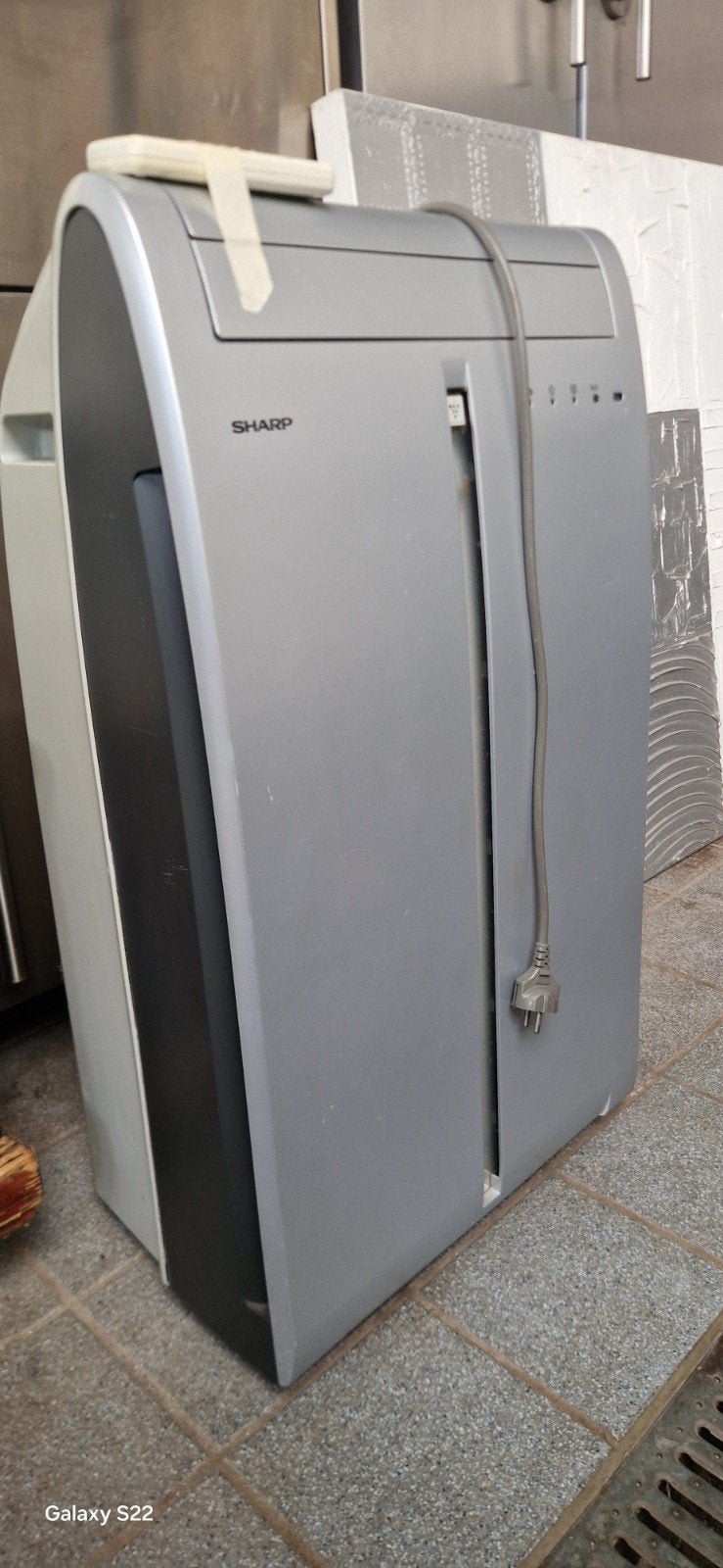 Sharp Mobiele Airco CV-P09FR - Koelen en Ontvochtigen, Gebruikt, Minder dan 60 m³, 3 snelheden of meer, Ophalen of Verzenden