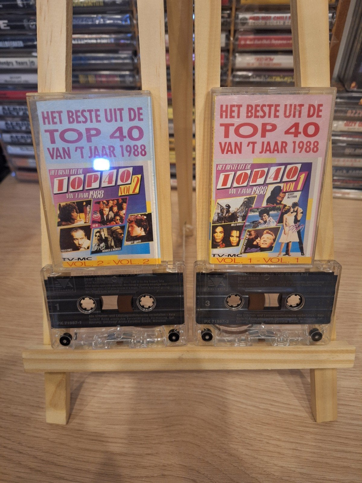 Het Beste uit de Top 40 van 't Jaar 1988 Vol. 1 & 2, Cd's en Dvd's, Cassettebandjes, Gebruikt, 2 t/m 25 bandjes, Ophalen of Verzenden
