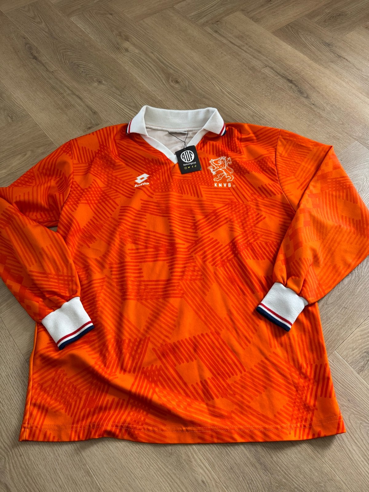 Lotto KNVB Nederlands elftal Match Worn shirt, Groter dan maat XL, Ophalen of Verzenden, Zo goed als nieuw, Shirt