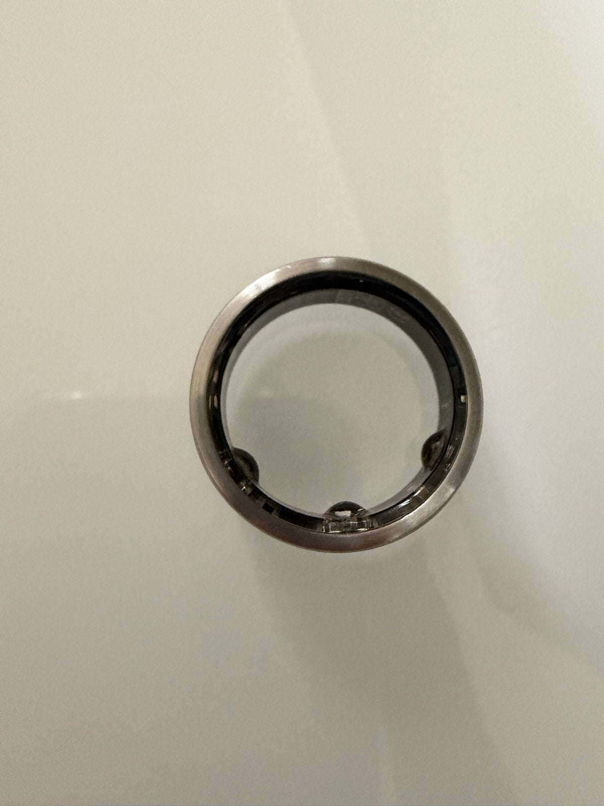 Oura Ring Gen 3 Horizon Brushed Titanium Maat 11, Gebruikt, Ophalen of Verzenden, Waterdicht, Android
