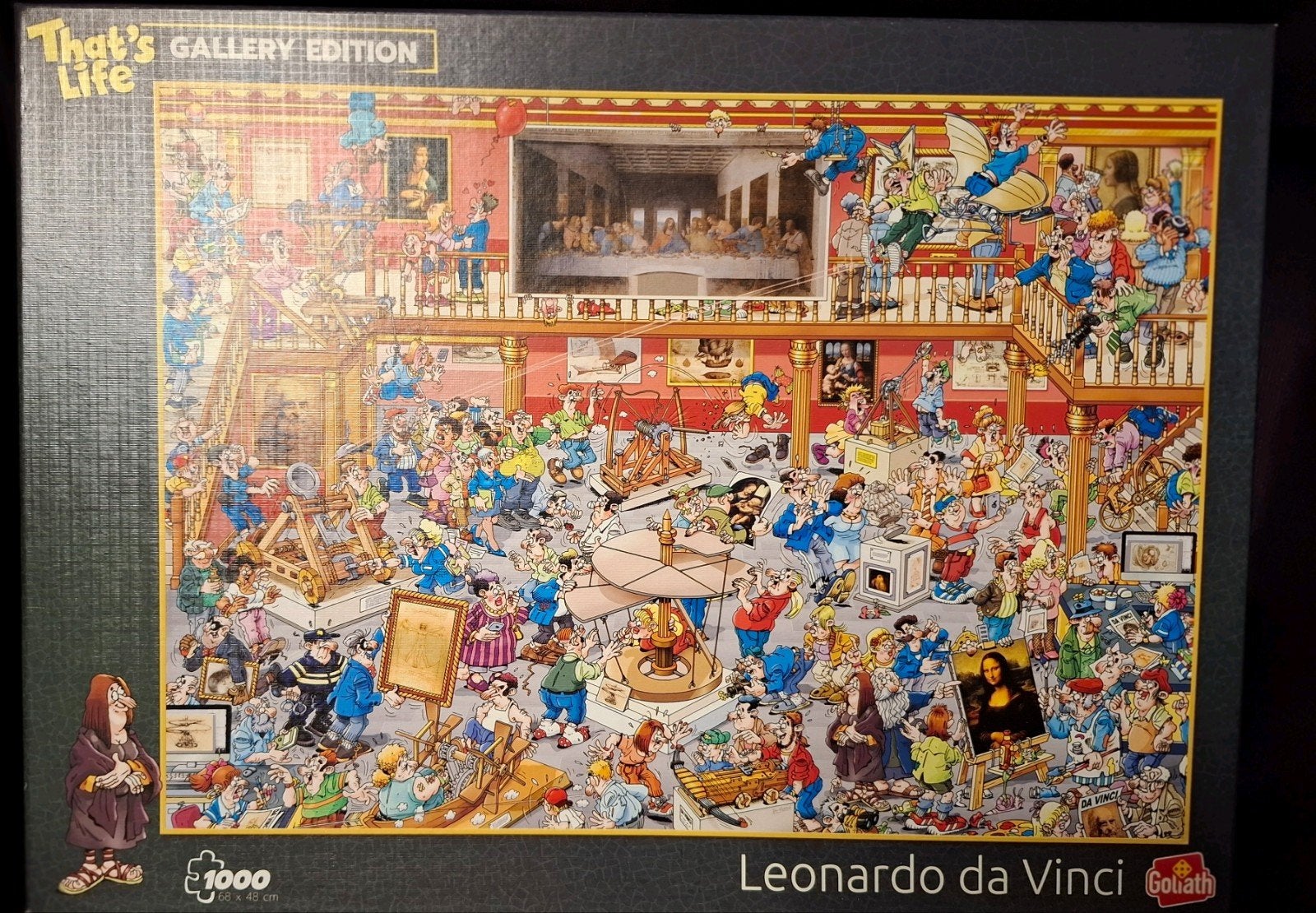 That's Life Gallery Edition Leonardo da Vinci 1000 stukjes, Ophalen of Verzenden, Meer dan 50 stukjes, Zo goed als nieuw, 6 jaar of ouder