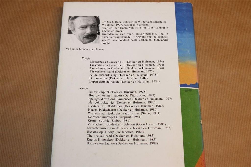 t Oavend Ropt de Koekoek Weer — Jan J. Boer [1988], Boeken, Geschiedenis | Stad en Regio, Ophalen of Verzenden, Gelezen