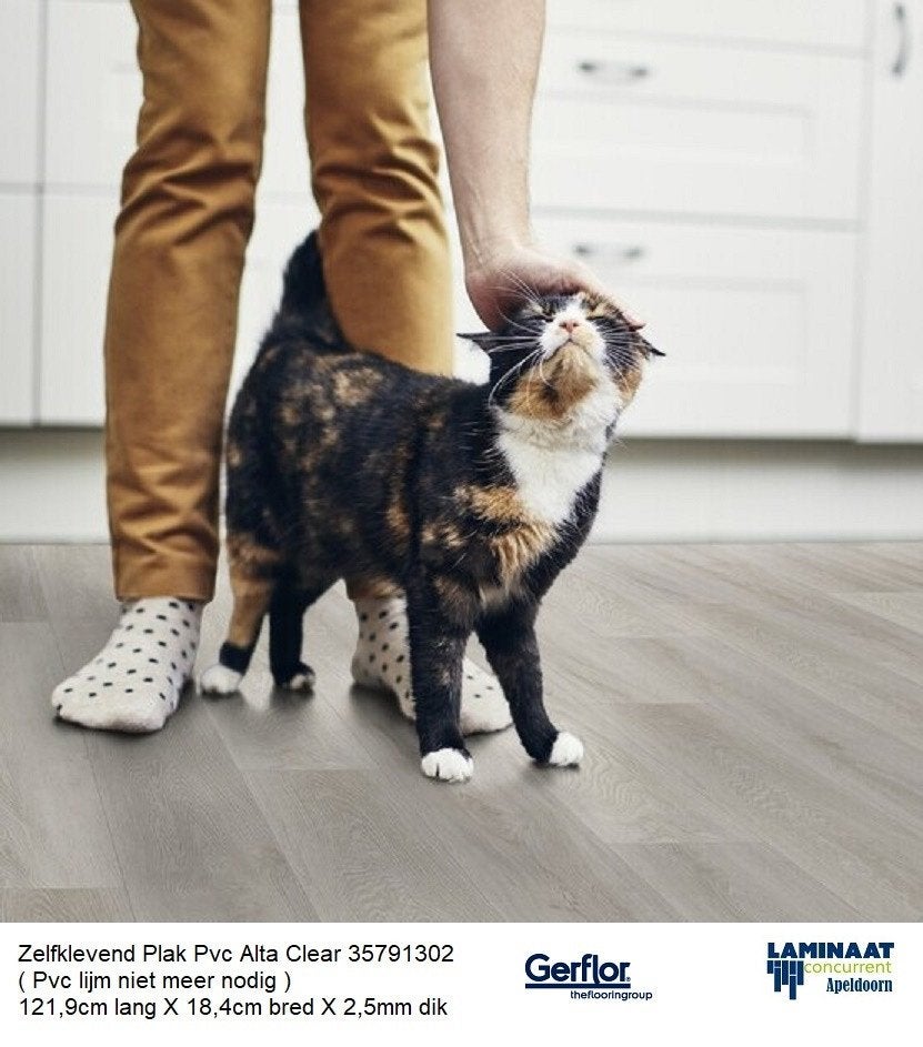 Zelfklevend Plak Pvc Alta Clear 2,5mm €7,95m2 KOOPZONDAG