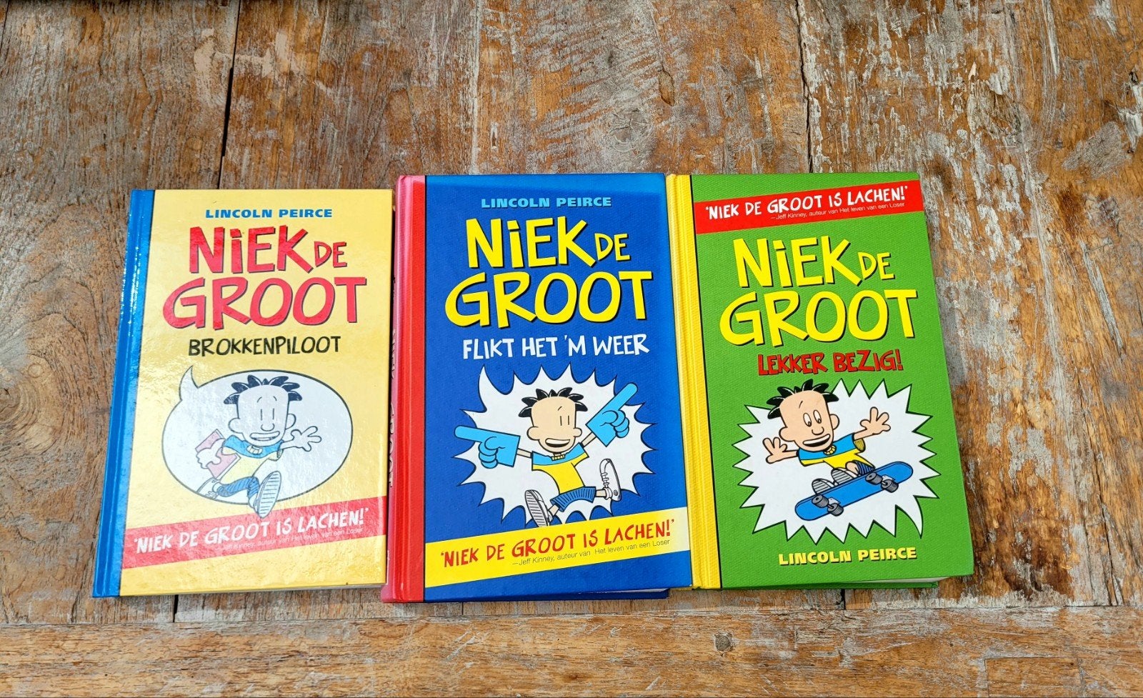 Niek De Groot 1,2 & 3, Ophalen of Verzenden, Zo goed als nieuw, Lincoln Peirce, Fictie