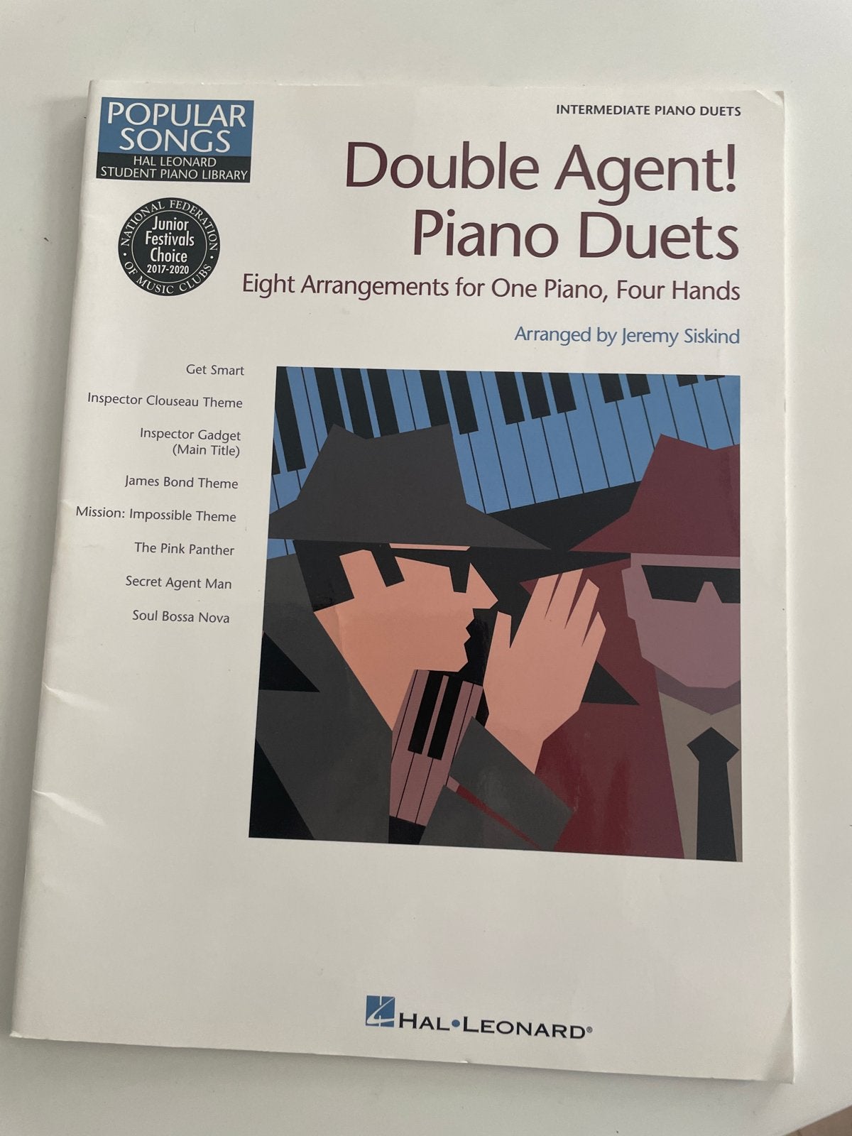 Double Agent! Piano Duets - Hal Leonard Bladmuziek, Muziek en Instrumenten, Filmmuziek en Soundtracks, Ophalen of Verzenden, Zo goed als nieuw