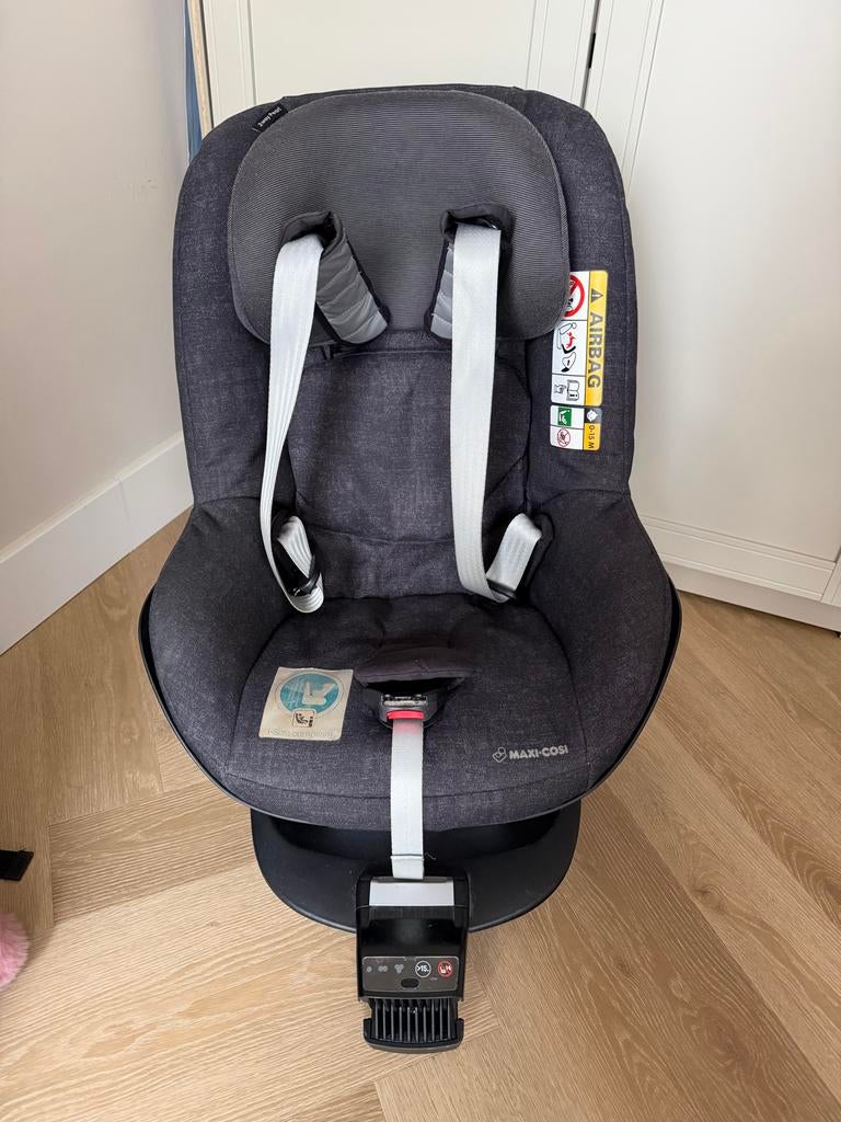 Maxi-Cosi 2way Pearl autostoel met 2way Fix isofix base, Ophalen, 0 t/m 18 kg, Verstelbare rugleuning, Zo goed als nieuw
