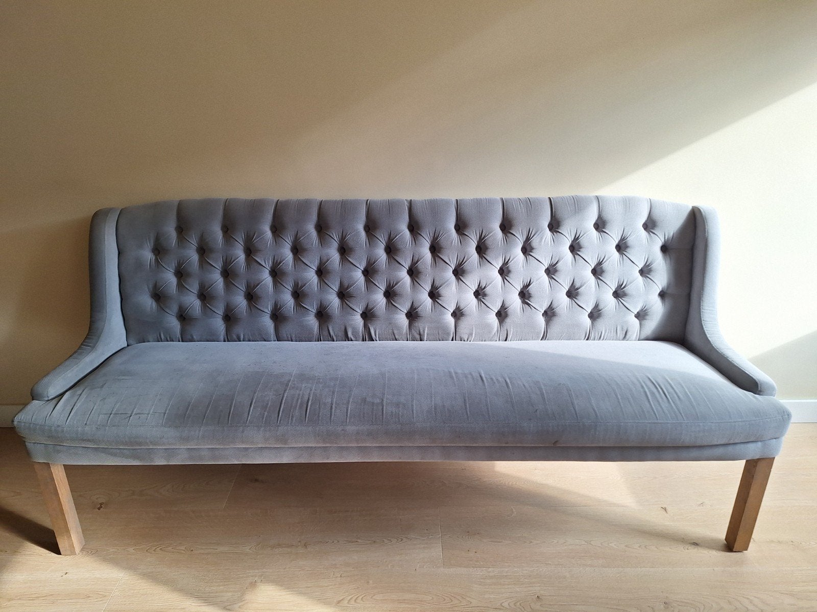Eetkamerbank 200x60x90 cm - Stijlvol en Comfortabel, Ophalen, Gebruikt, Minder dan 75 cm, Driepersoons