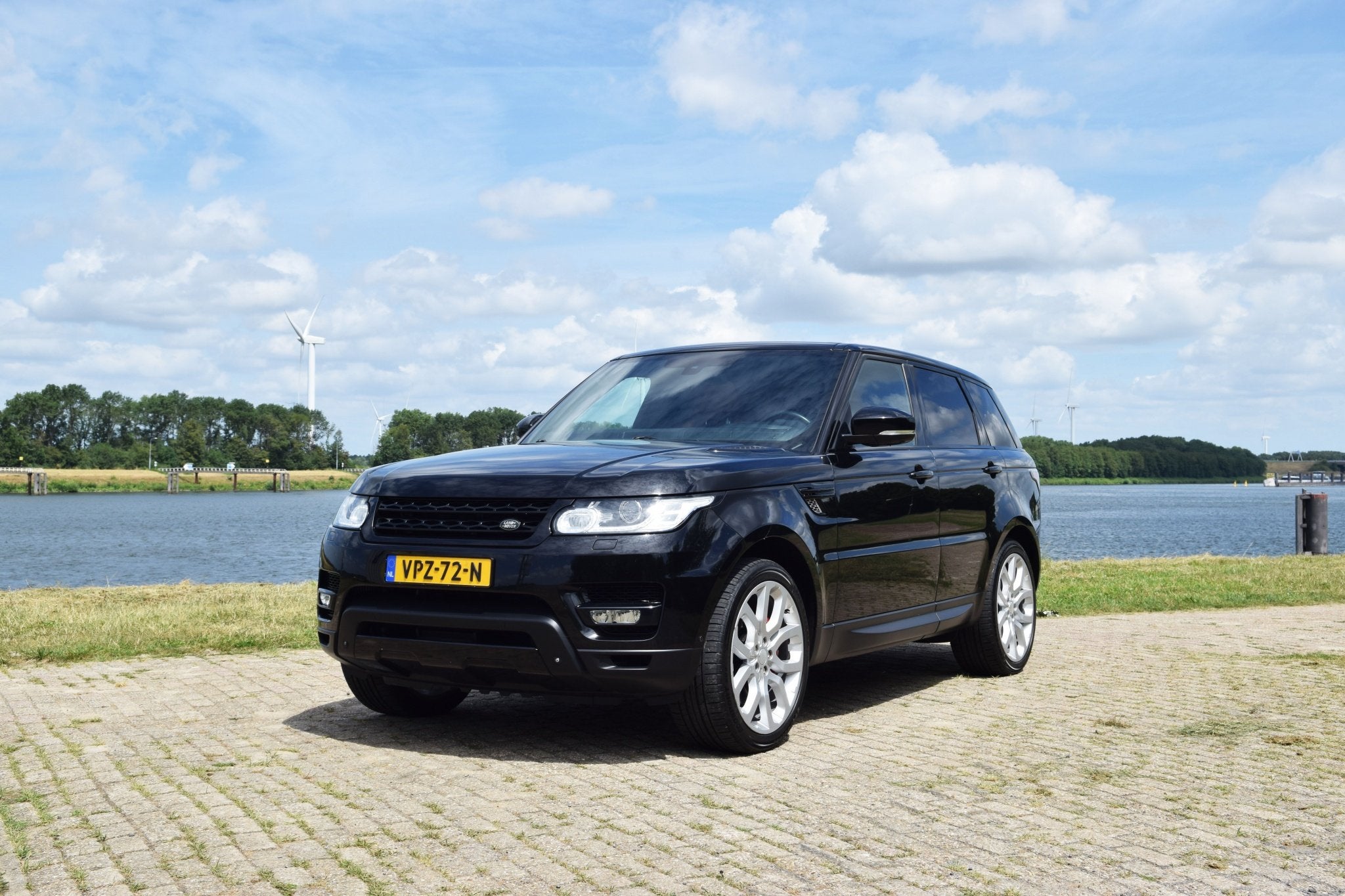 Land Rover Range Rover Sport GRIJS KENTEKEN (bj 2014), Euro 5, 2993 cc, Zwart, Leder