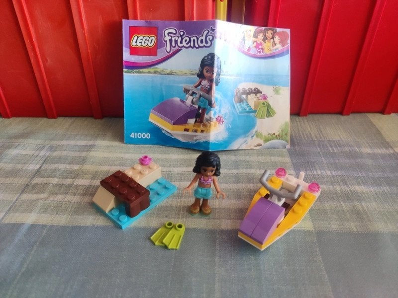 Lego Friends waterscooter 41000, Gebruikt, Lego, Friends, Ophalen of Verzenden