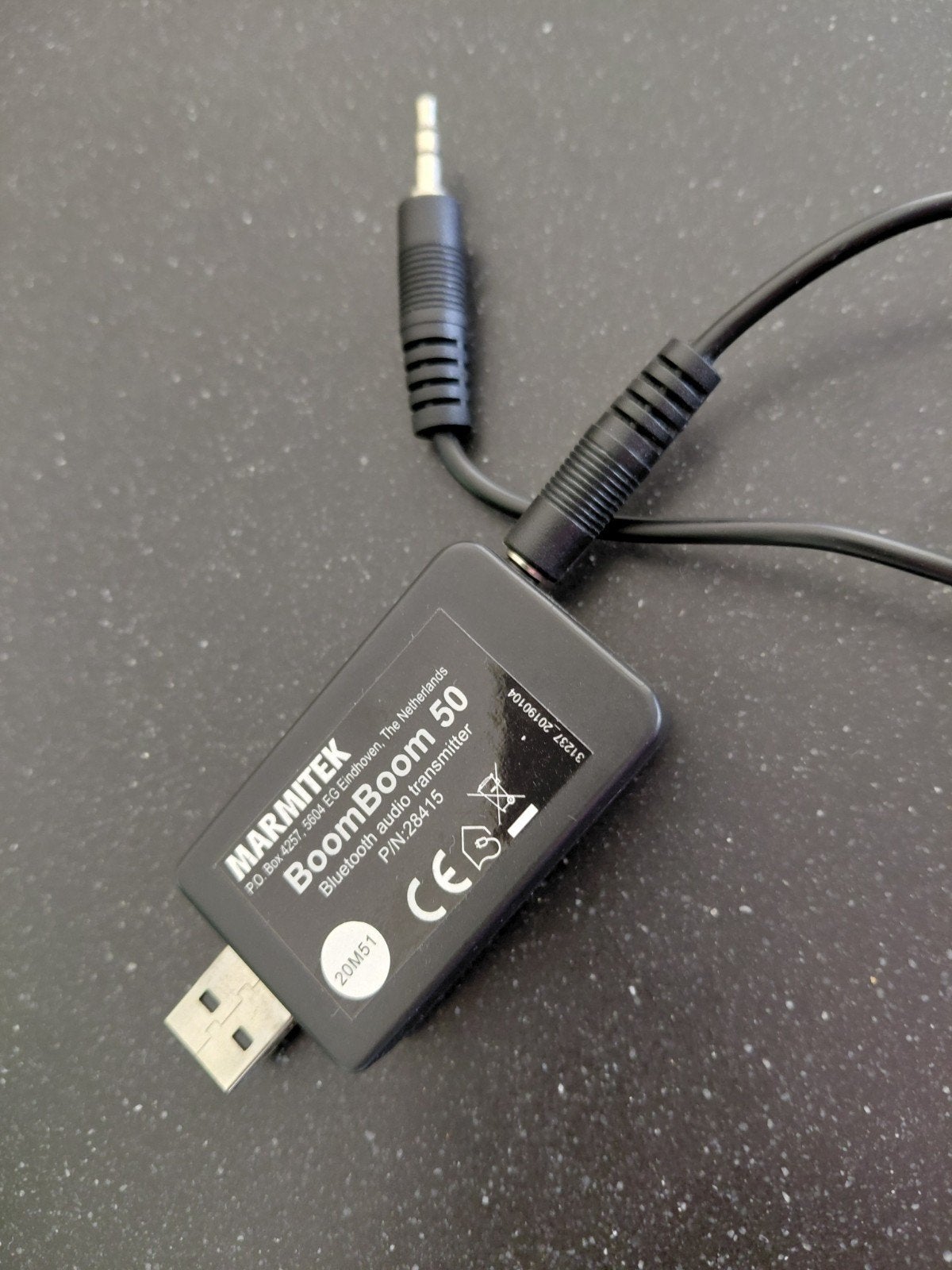 Marmitek BoomBoom 50 Bluetooth audiozender, Ophalen, Minder dan 2 meter, Overige kabels
