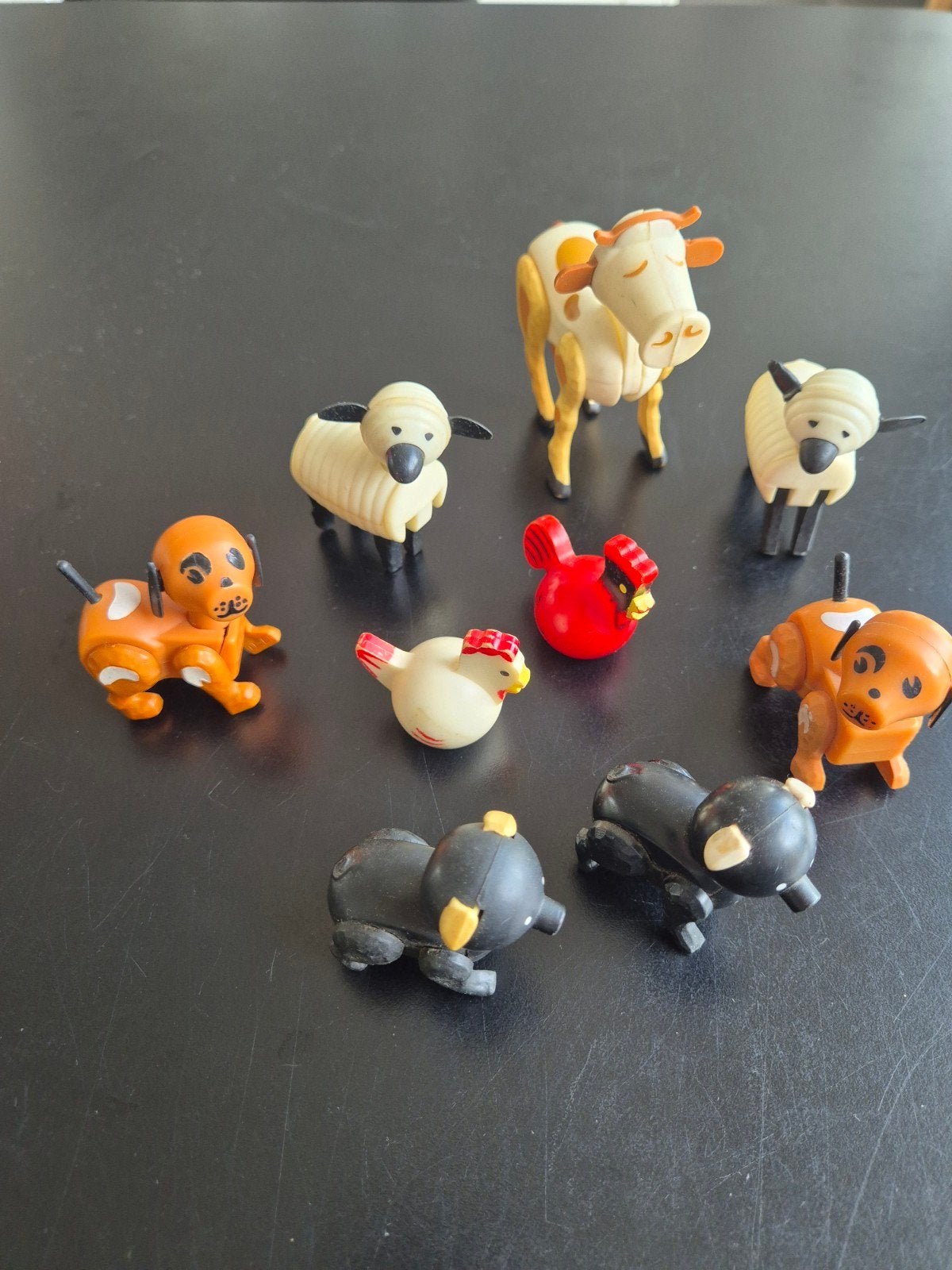 Fisher-Price boerderijdieren jaren '60, Antiek en Kunst, Ophalen of Verzenden