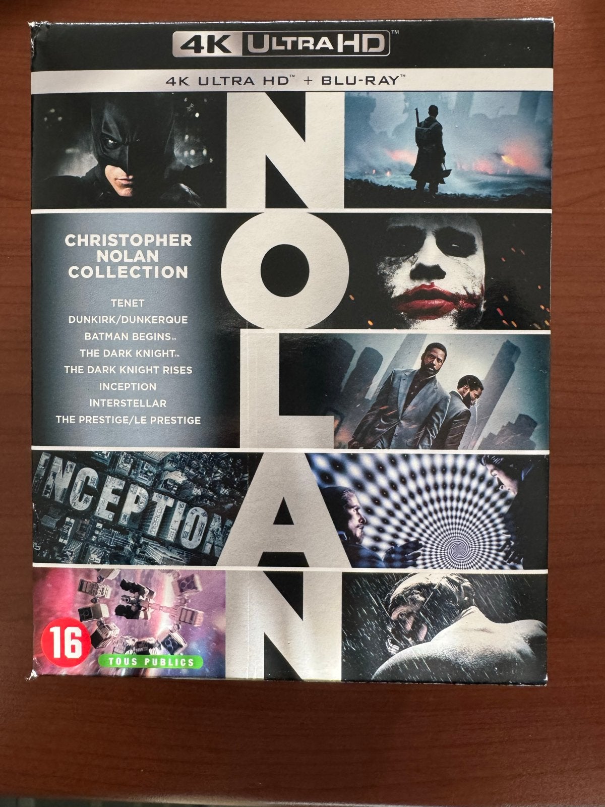 Christopher Nolan Collection 4K Ultra HD + Blu-ray Boxset, Verzenden, Zo goed als nieuw, Actie, Boxset