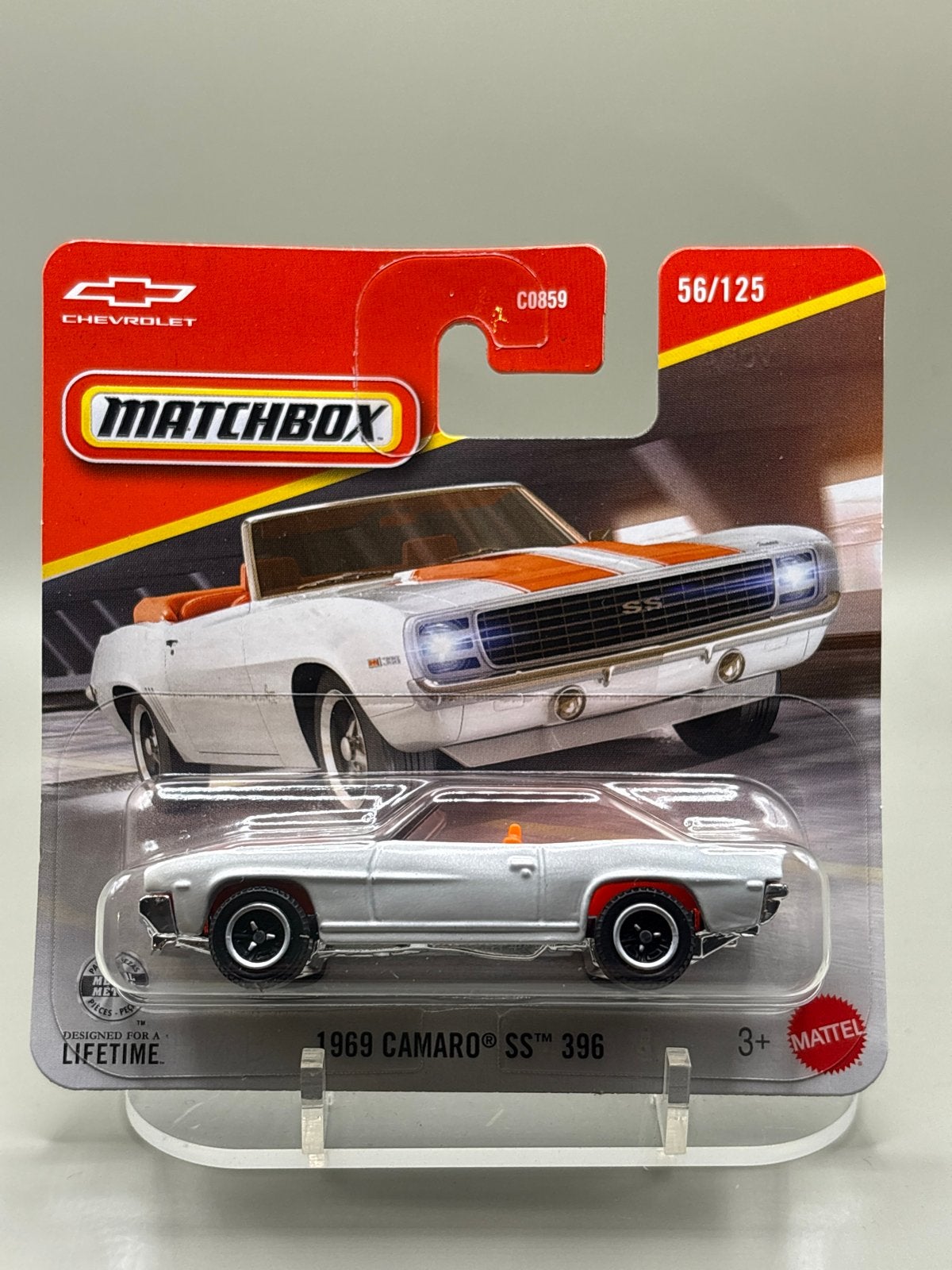 Matchbox 1969 Chevrolet Camaro SS 396 - Nieuw in verpakking, Auto, Nieuw, Ophalen of Verzenden, Mattel