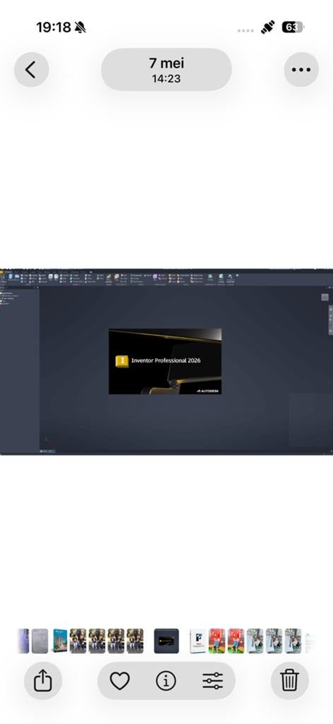 Inventor 2027 pro origineel versie met licentiecode, Ophalen of Verzenden, Zo goed als nieuw
