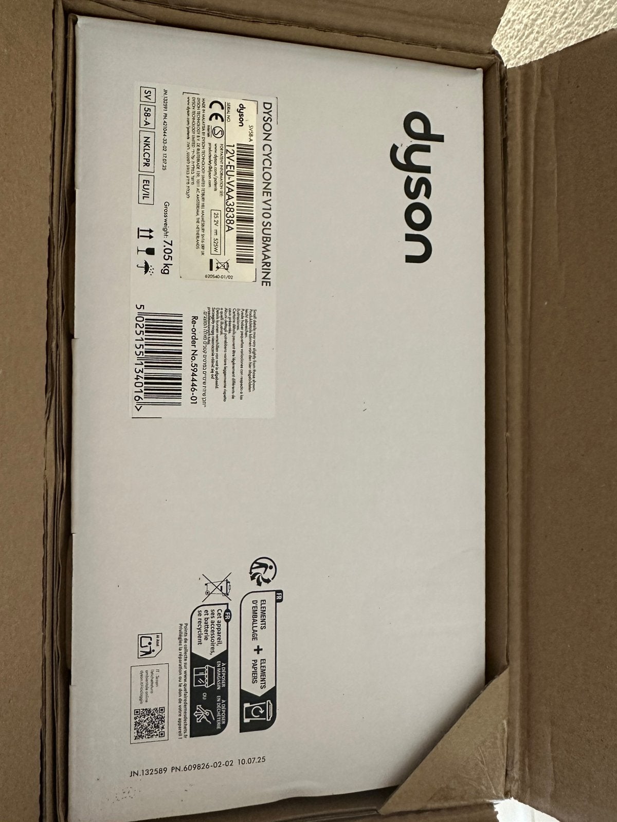 Dyson cyclone v10 submarine nieuw, Ophalen, Nieuw